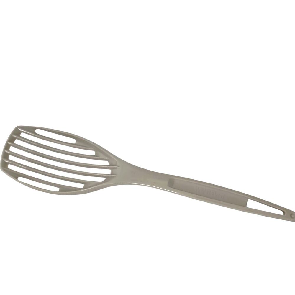 Vintage Wear Ever Tan Slotted Spoon Spatula Turner Strainer Kitchen Retro Granny